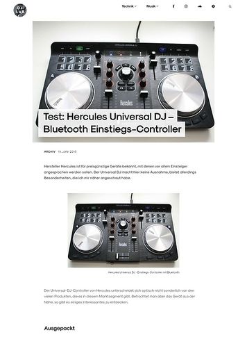 DJLAB Hercules Universal DJ DJLAB Hercules Universal DJ