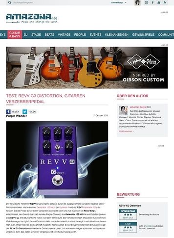 Amazona.de REVV G3 Distortion Amazona.de REVV G3 Distortion
