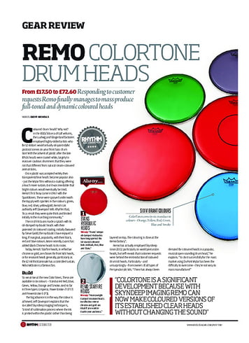 Rhythm Remo ColorTone Drum Heads Rhythm Remo ColorTone Drum Heads