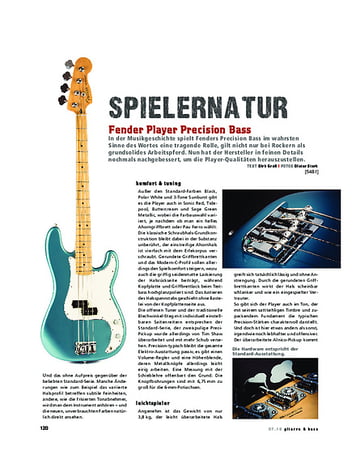 Gitarre & Bass Fender Player Precision Bass, Gitarre & Bass Fender Player Precision Bass,