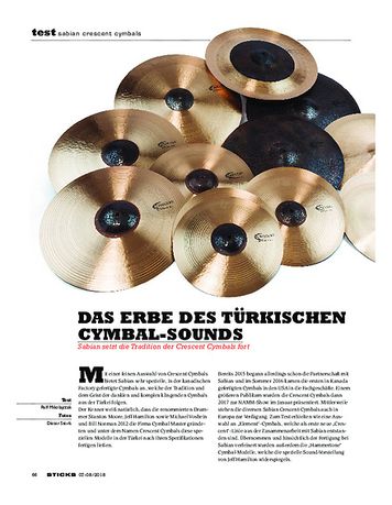 Sticks Sabian Crescent Cymbals Sticks Sabian Crescent Cymbals