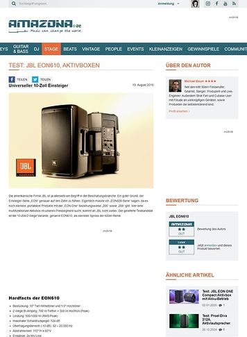 Amazona.de JBL EON610 Amazona.de JBL EON610