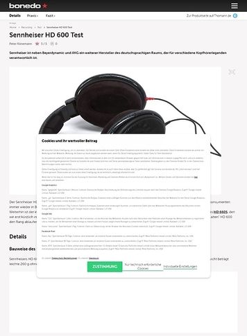 Bonedo.de Sennheiser HD 600 Bonedo.de Sennheiser HD 600