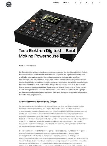 DJLAB Elektron Digitakt DJLAB Elektron Digitakt