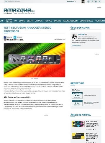 Amazona.de SSL Fusion Amazona.de SSL Fusion