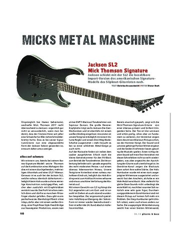 Gitarre & Bass Jackson SL2 Mick Thomson Signature Gitarre & Bass Jackson SL2 Mick Thomson Signature