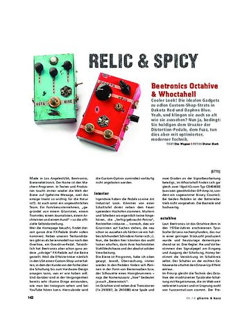 Gitarre & Bass Beetronics Octahive & Whoctahell Gitarre & Bass Beetronics Octahive & Whoctahell