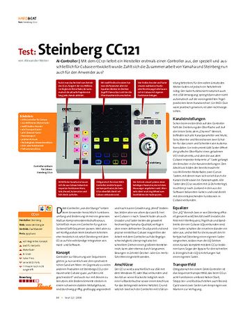 Beat Test: Steinberg CC121 Beat Test: Steinberg CC121