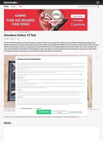 Bonedo.de Dreadbox Erebus V3 Bonedo.de Dreadbox Erebus V3