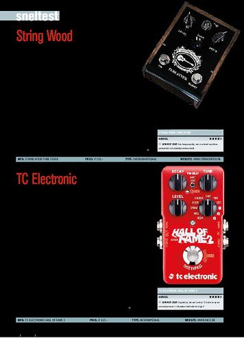 gitarist.nl TC Electronic Hall Of Fame 2 gitarist.nl TC Electronic Hall Of Fame 2