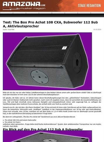 Amazona.de Test: The Box Pro Achat Entertainment Active Set Amazona.de Test: The Box Pro Achat Entertainment Active Set