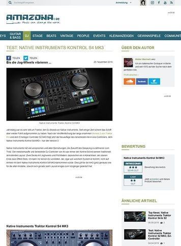 Amazona.de Native Instruments Kontrol S4 MK3 Amazona.de Native Instruments Kontrol S4 MK3