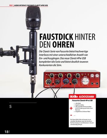 Professional Audio Focusrite Clarett 4Pre USB Professional Audio Focusrite Clarett 4Pre USB