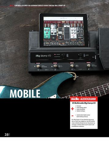 Professional Audio IK Multimedia iRig Stomp I/O Professional Audio IK Multimedia iRig Stomp I/O