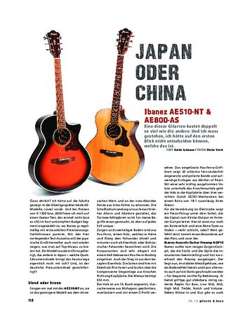 Gitarre & Bass Ibanez AE510-NT/AE800-AS Gitarre & Bass Ibanez AE510-NT/AE800-AS