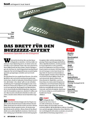 Sticks Schlagwerk Buzz Board Sticks Schlagwerk Buzz Board