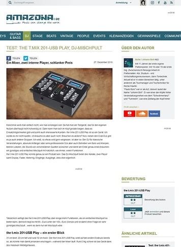 Amazona.de the t.mix 201-USB Play Amazona.de the t.mix 201-USB Play