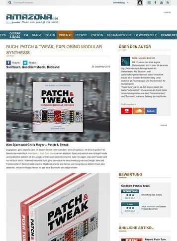 Amazona.de Buch: Patch & Tweak, Exploring Modular Synthesis Amazona.de Buch: Patch & Tweak, Exploring Modular Synthesis