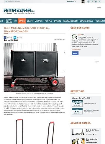 Amazona.de Millenium Go-Kart Truck XL Amazona.de Millenium Go-Kart Truck XL