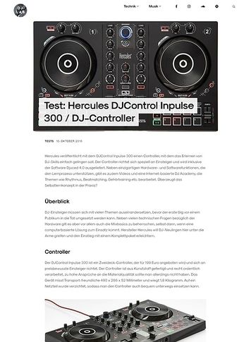 DJLAB Hercules DJControl Inpulse 300 DJLAB Hercules DJControl Inpulse 300