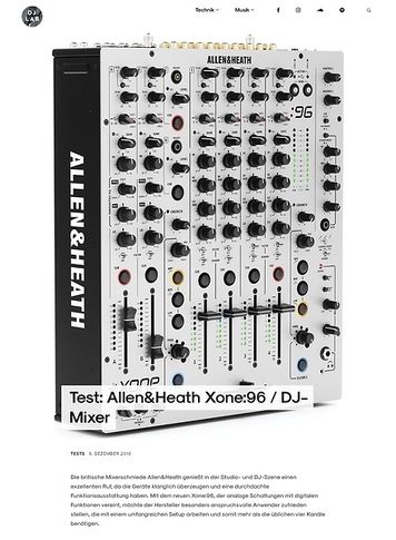 DJLAB Allen&Heath Xone:96 DJLAB Allen&Heath Xone:96