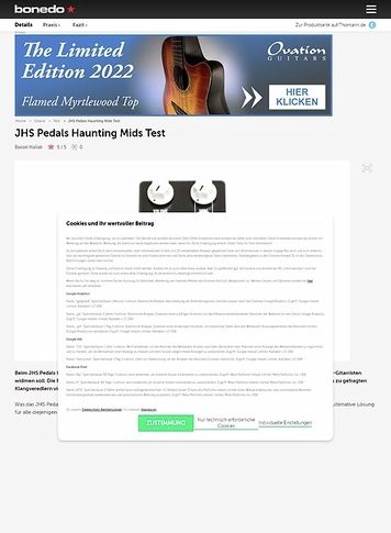 Bonedo.de JHS Pedals Haunting Mids Bonedo.de JHS Pedals Haunting Mids