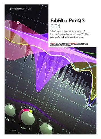 Future Music FabFilter Pro-Q 3 Future Music FabFilter Pro-Q 3