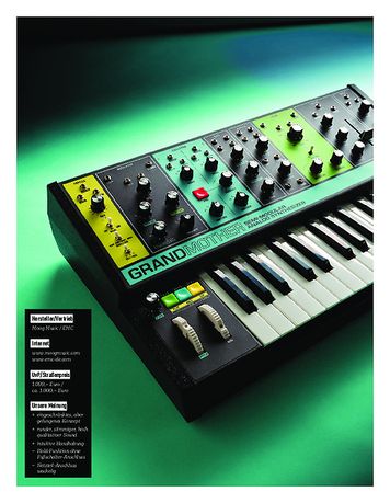 Keyboards MOOG GRANDMOTHER Keyboards MOOG GRANDMOTHER