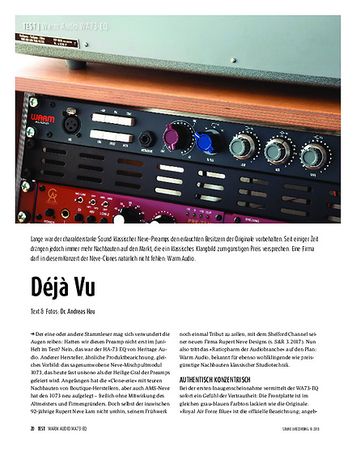 Sound & Recording Warm Audio WA73-EQ - Preamp-Clone Sound & Recording Warm Audio WA73-EQ - Preamp-Clone
