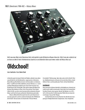 Sound & Recording Omnitronic TRM-402 Sound & Recording Omnitronic TRM-402
