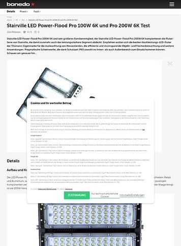 Bonedo.de Stairville LED Power-Flood Pro 100W 6K und Pro 200W 6K Bonedo.de Stairville LED Power-Flood Pro 100W 6K und Pro 200W 6K