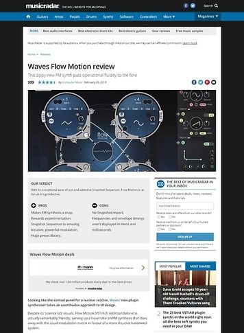 MusicRadar.com Waves Flow Motion MusicRadar.com Waves Flow Motion