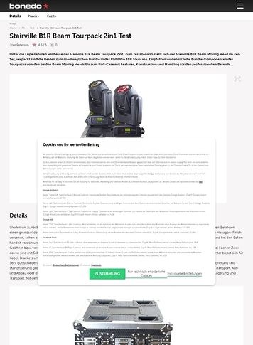 Bonedo.de Stairville B1R Beam Tourpack 2in1 Bonedo.de Stairville B1R Beam Tourpack 2in1