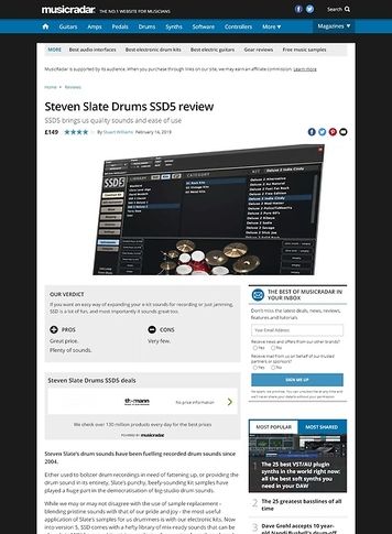 MusicRadar.com Steven Slate Drums SSD5 MusicRadar.com Steven Slate Drums SSD5