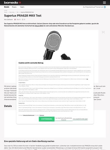 Bonedo.de Superlux PRA628 MKII Bonedo.de Superlux PRA628 MKII
