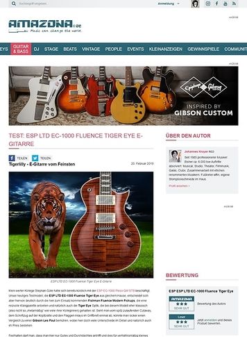 Amazona.de ESP LTD EC-1000 Fluence Tiger Eye Amazona.de ESP LTD EC-1000 Fluence Tiger Eye
