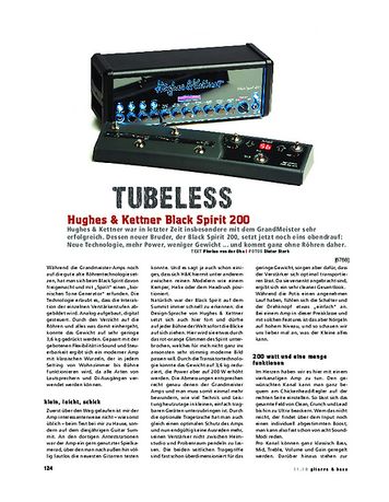 Gitarre & Bass Hughes & Kettner Black Spirit 200 Gitarre & Bass Hughes & Kettner Black Spirit 200