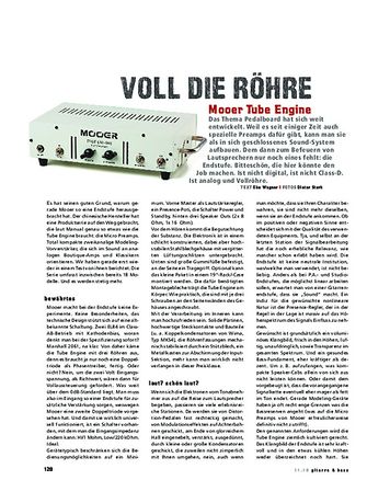 Gitarre & Bass Mooer Tube Engine Gitarre & Bass Mooer Tube Engine