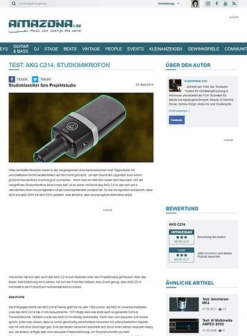 Amazona.de AKG C214 Amazona.de AKG C214