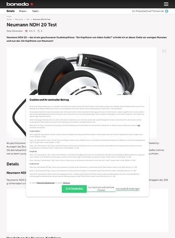 Bonedo.de Neumann NDH 20 Bonedo.de Neumann NDH 20