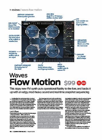 Computer Music Waves Flow Motion Computer Music Waves Flow Motion
