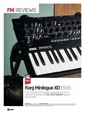 Future Music Korg Minilogue XD Future Music Korg Minilogue XD
