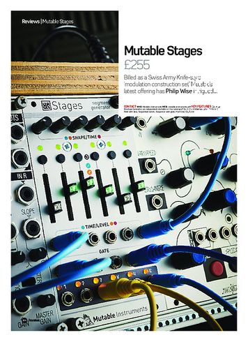 Future Music Mutable Stages Future Music Mutable Stages