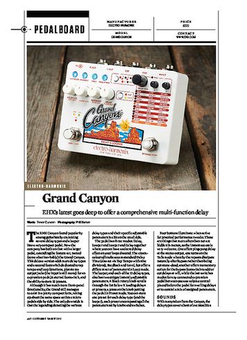 Guitarist Electro Harmonix Grand Canyon Guitarist Electro Harmonix Grand Canyon