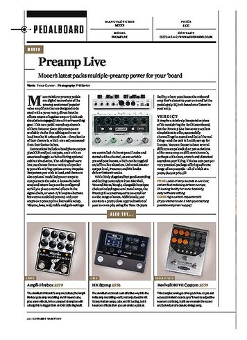 Guitarist Mooer Micro Preamp Live Guitarist Mooer Micro Preamp Live