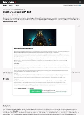 Bonedo.de Best Service Dark ERA Bonedo.de Best Service Dark ERA