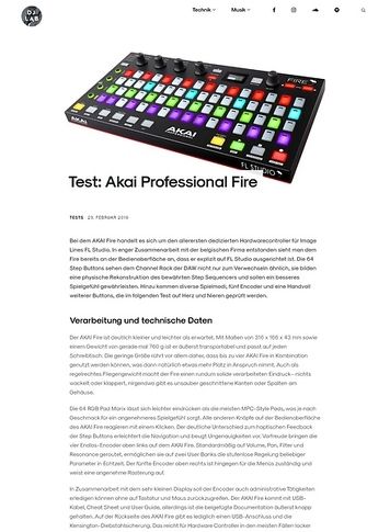 DJLAB Akai Professional Fire DJLAB Akai Professional Fire