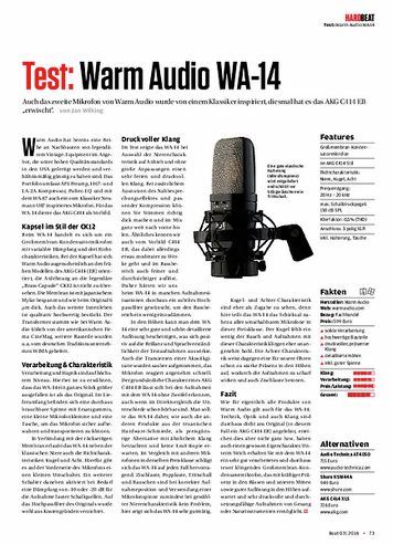 Beat Warm Audio WA-14 Beat Warm Audio WA-14