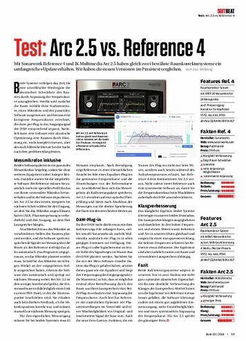 Beat Arc 2.5 vs. Reference 4 Beat Arc 2.5 vs. Reference 4