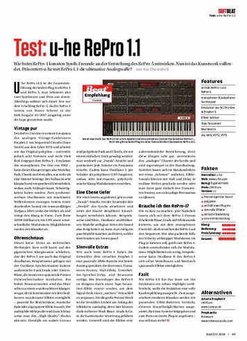Beat u-he Repro 1.1 Beat u-he Repro 1.1